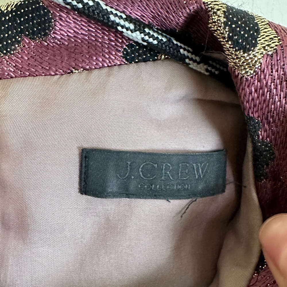 J. Crew Collection Metallic Marigold Top Sleeveless Blouse Women’s - Picture 8 of 10